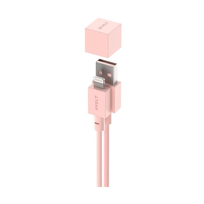 Cable USB-A a Lightning de 1,7 m Cable 1 - Pink - Avolt