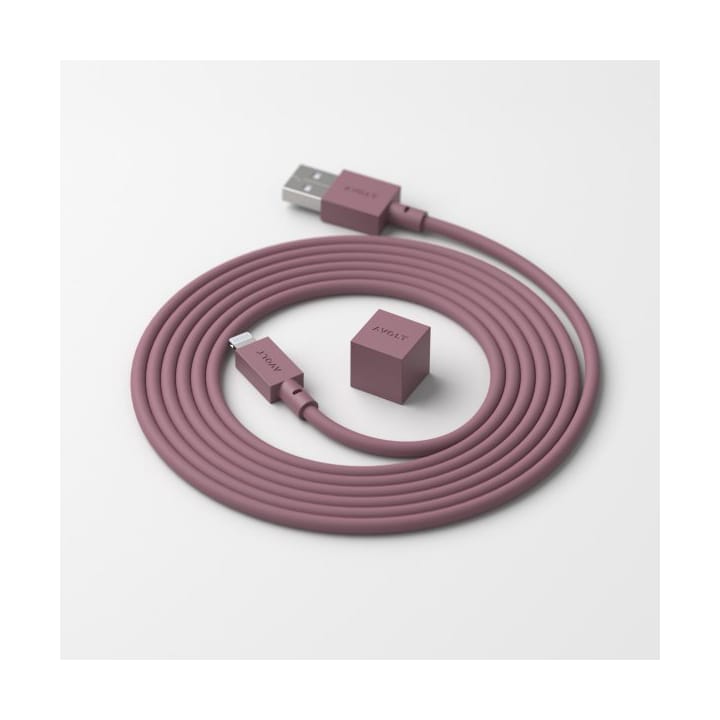 Cable USB-A a Lightning de 1,7 m Cable 1 - Rusty red - Avolt