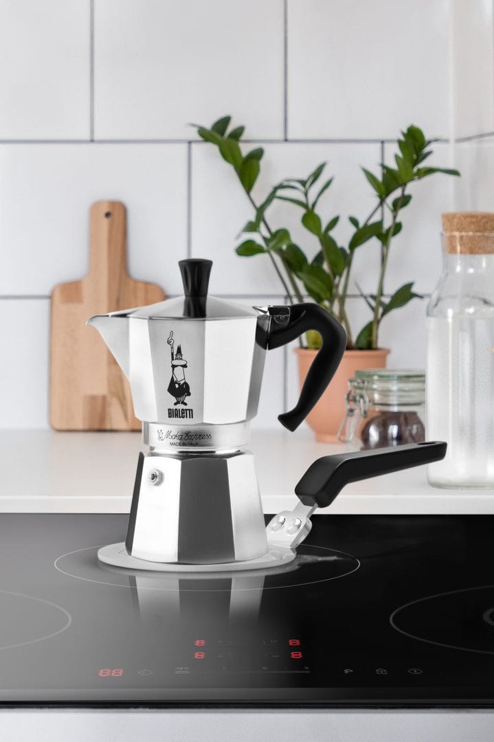 Placa de inducción Bialetti Ø13 cm - Plateado-negro - Bialetti