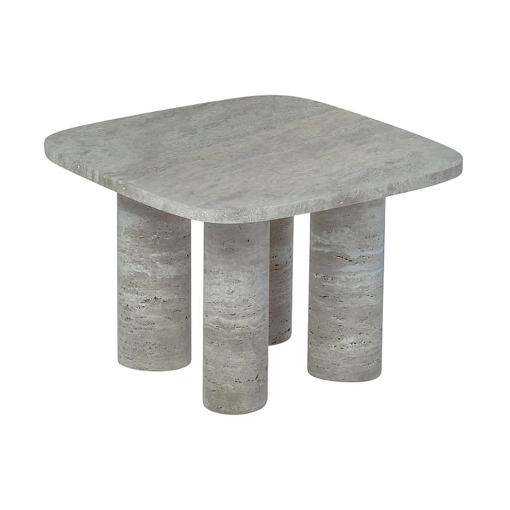 Mesa auxiliar Volos S, 52x52 cm - Travertino Plateado - blomus