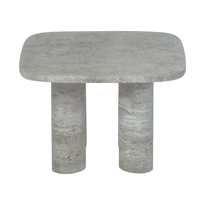 Mesa auxiliar Volos S, 52x52 cm - Travertino Plateado - blomus