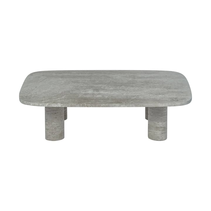 Mesa de centro Volos L, 100x70 cm, Travertino Plata blomus