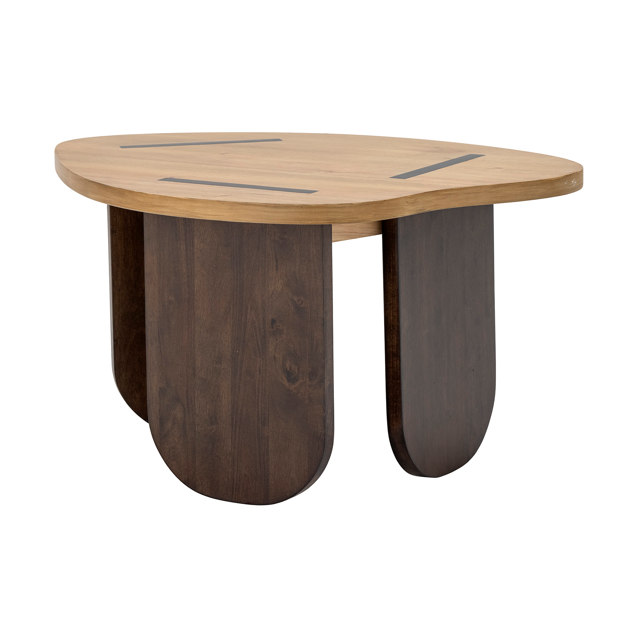  Walnut Taburete bajo de plástico, mesa de centro