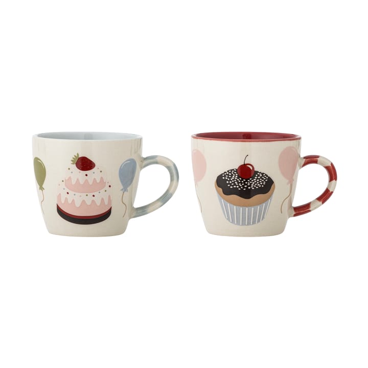 Taza Darby 20 cl, 2 piezas - Rojo - Bloomingville