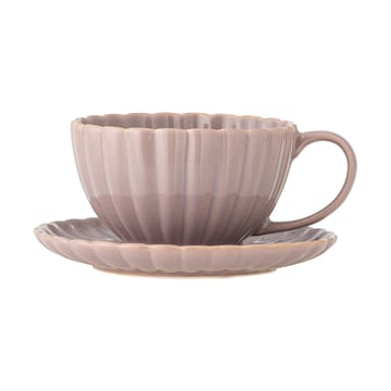 Taza Latina 22 cl con plato - Rose - Bloomingville