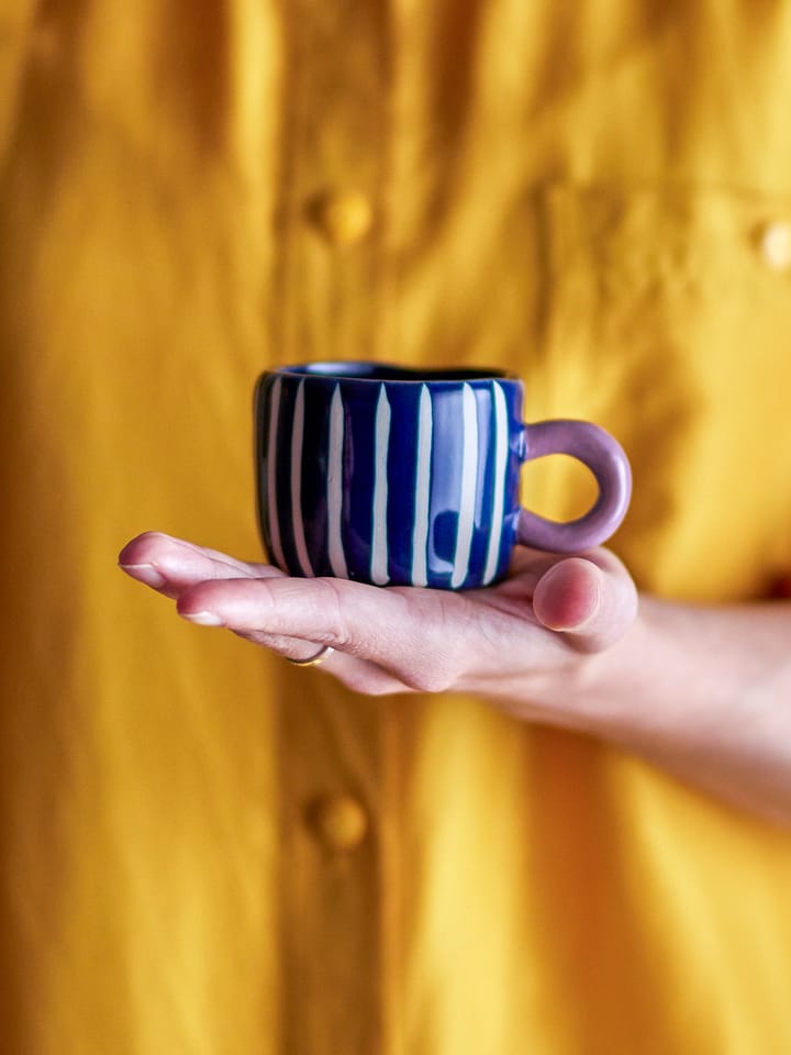 Taza Nini 11,5 cl, Azul- a rayas Bloomingville