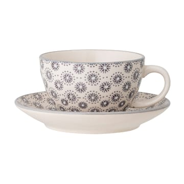 Taza y platillo Elsa - gris - Bloomingville