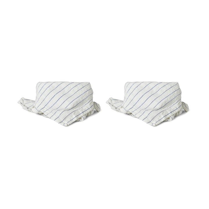 Servilleta de tela Skärgård 40x40 cm, 2-pack, Blanco Boel & Jan