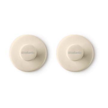 Colgador para toallas Brabantia ReNew 2 unidades - Soft Beige - Brabantia