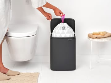 Cubo de basura Bo 12 L - Mineral Infinite Grey - Brabantia