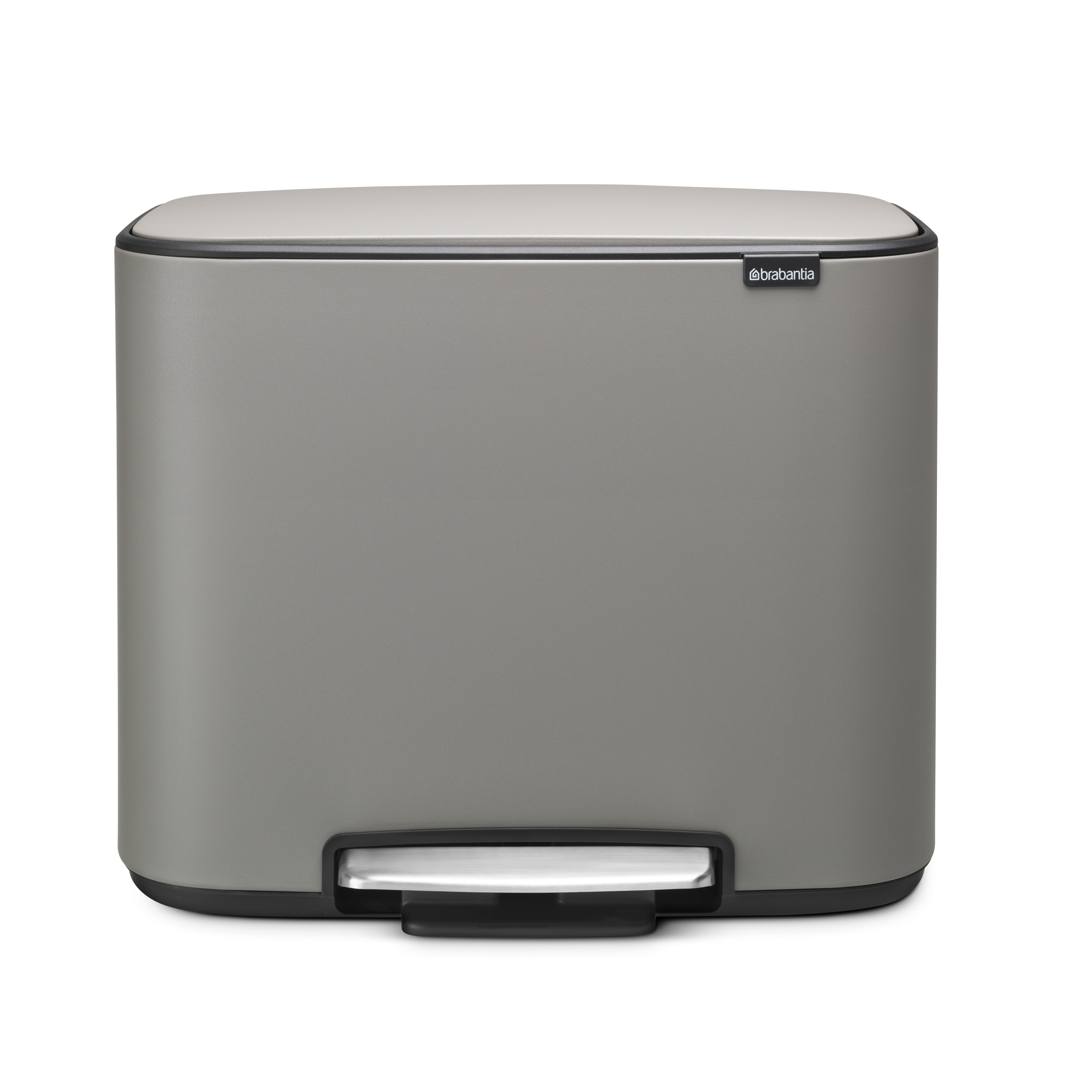  Brabantia Bo - Cubo de basura con pedales, cubos interiores de  11 L + 23 L (negro mate) : Hogar y Cocina