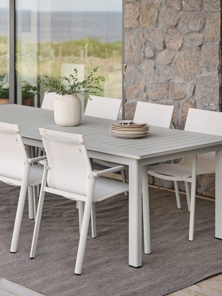 Mesa de comedor extensible Lomma, Light grey 194-312 cm Brafab