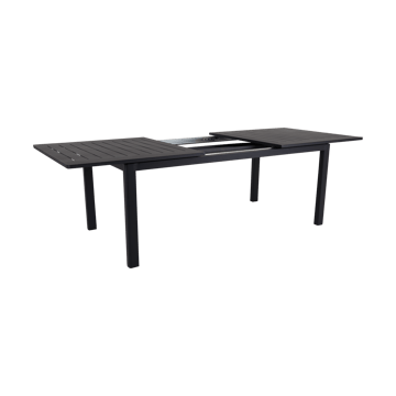 Mesa de comedor extensible Lomma - Negro 194-312 cm - Brafab