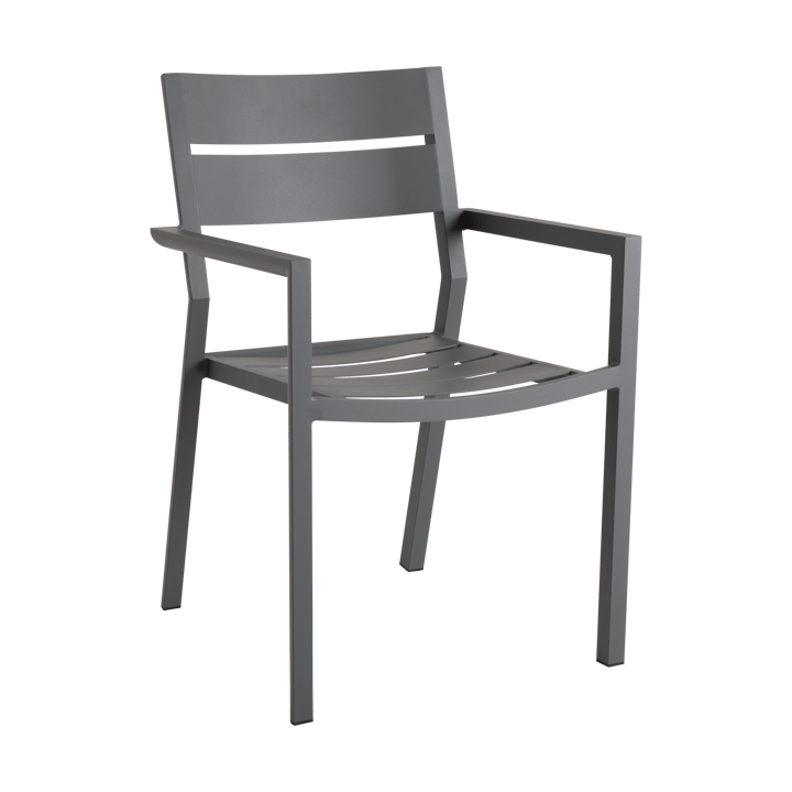 Silla con reposabrazos Delia, Anthracite Brafab