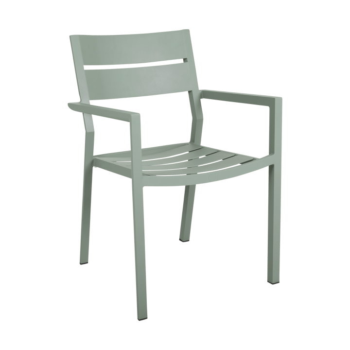 Silla con reposabrazos Delia - Dusty green - Brafab