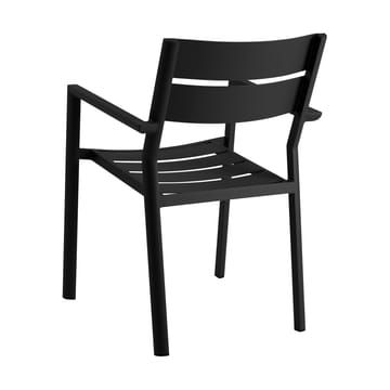 Silla con reposabrazos Delia - Negro - Brafab