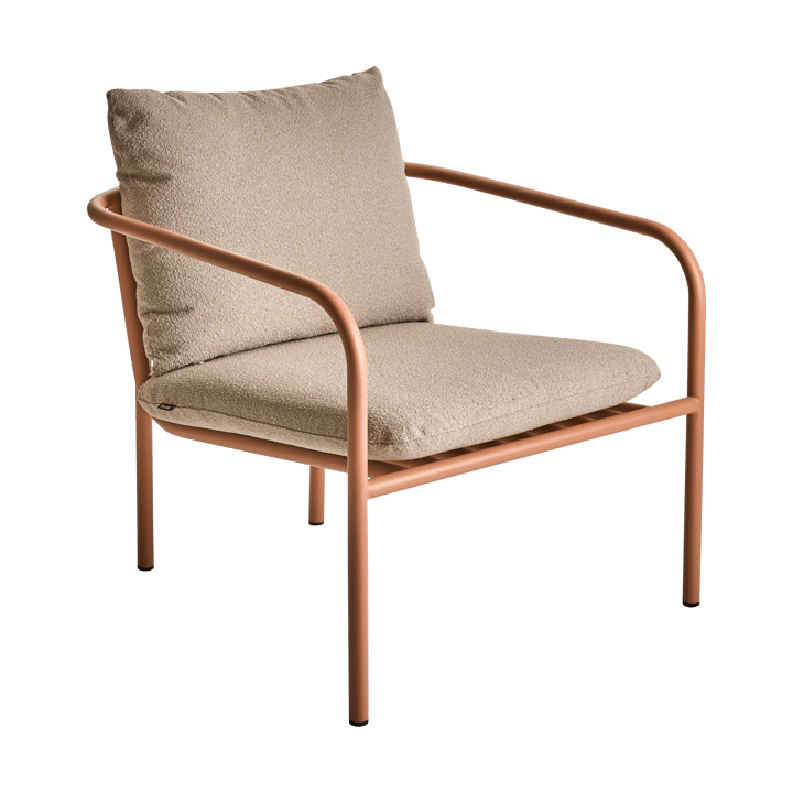 Sillón lounge Bendt, Teddy beige-peach Brafab