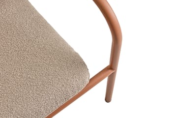 Sillón lounge Bendt - Teddy beige-peach - Brafab