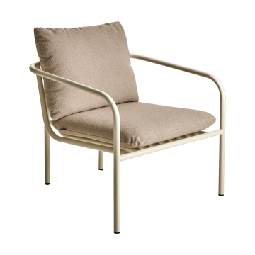 Sillón lounge Bendt - Teddy beige-pearl white - Brafab