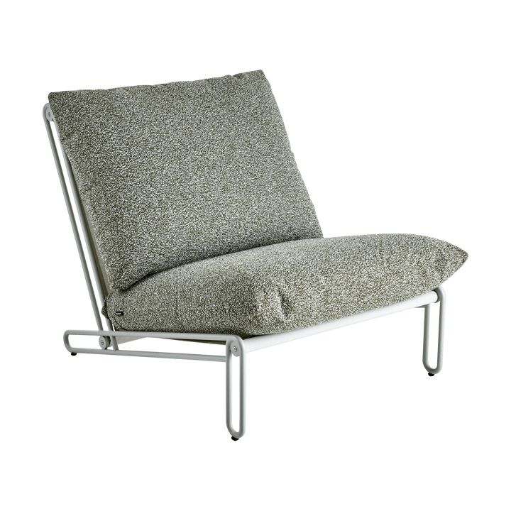 Sillón lounge Blixt, Light grey-teddy verde Brafab