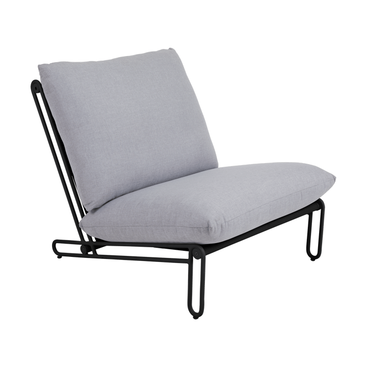 Sillón lounge Blixt - Negro-sky grey - Brafab