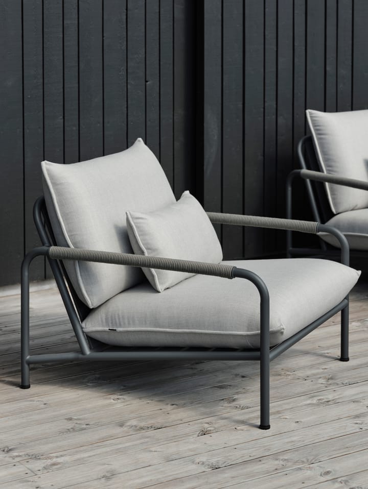 Sillón lounge Lerberget, Anthracite-fresno Brafab