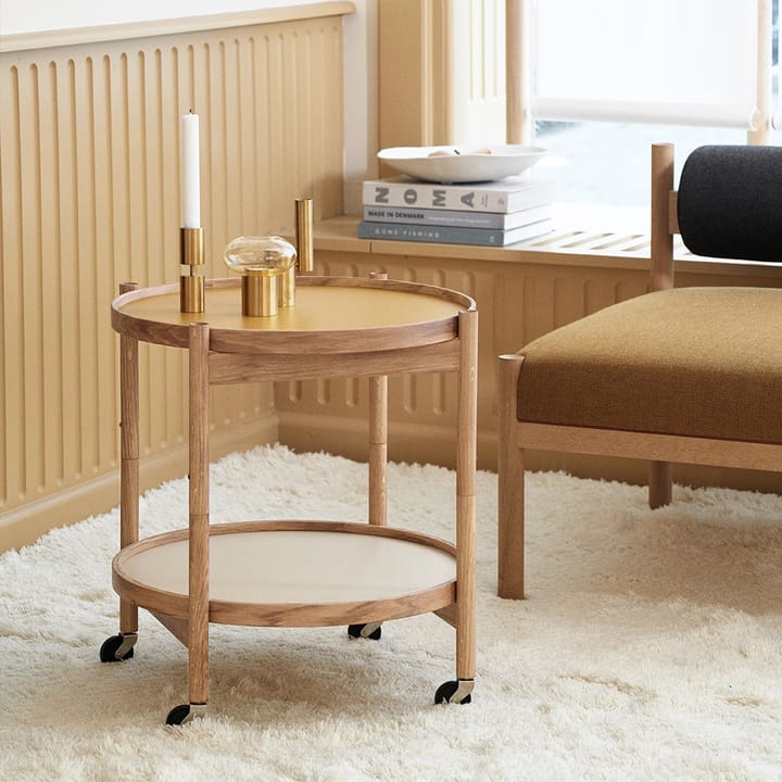 Carrito Bølling Tray Table model 50, Base, estructura de roble aceitado humo Brdr. Krüger