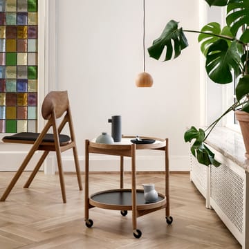 Carrito Bølling Tray Table model 50 - Leaf, estructura de roble aceitado - Brdr. Krüger