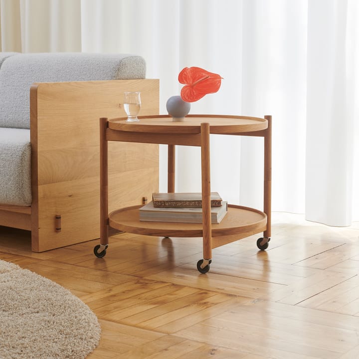 Carrito Bølling Tray Table model 60, Base, estructura de nogal aceitado Brdr. Krüger