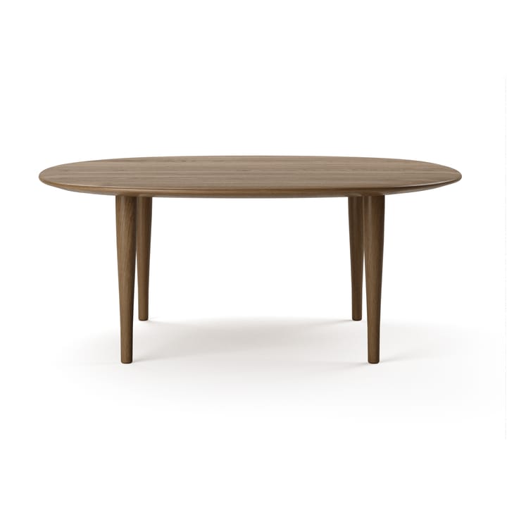 Mesa de centro Jari Ø85 cm, Roble aceitado ahumado Brdr. Krüger