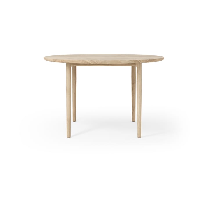 Mesa de comedor Arvr Ø120 cm, Roble aceitado blanco Brdr. Krüger