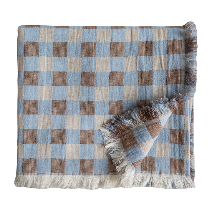 Manta de lana Poppy 260x260 cm - azul - Brita Sweden