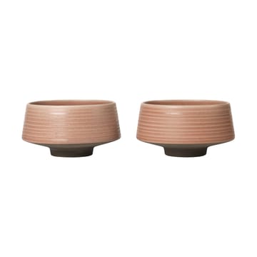 Cuencos Miko Ø14 cm 2-pack - Dusty pink - Broste Copenhagen