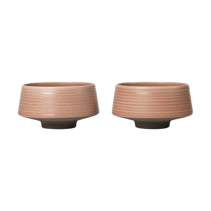 Cuencos Miko Ø14 cm 2-pack - Dusty pink - Broste Copenhagen