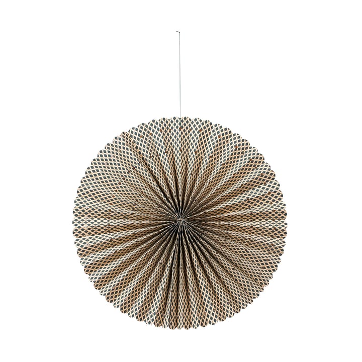 Estrella de adviento Stella rosette M Ø43 cm - Forest green-natural - Broste Copenhagen