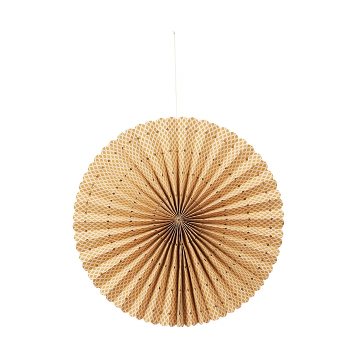 Estrella de adviento Stella rosette M Ø43 cm - Harvest gold-natural - Broste Copenhagen