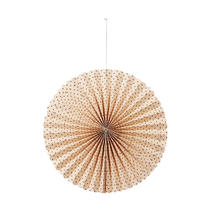 Estrella de adviento Stella rosette M Ø43 cm - Natural-forest green - Broste Copenhagen