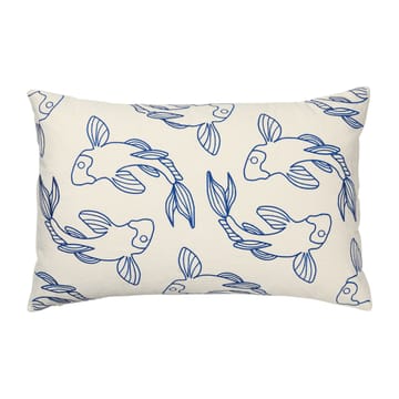 Funda de coj�ín Koi 40x60 cm - Intense blue - Broste Copenhagen