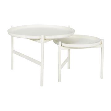 Mesa auxiliar Turner table Ø70 cm - White - Broste Copenhagen