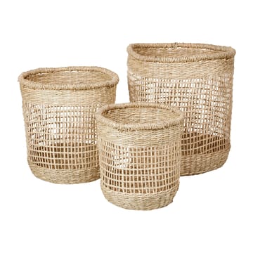 Set de 3 cestas Zues - Natural - Broste Copenhagen