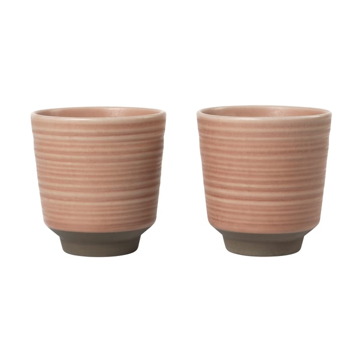 Tazas Miko 15 cl 2-pack - Dusty pink - Broste Copenhagen