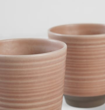 Tazas Miko 15 cl 2-pack - Dusty pink - Broste Copenhagen