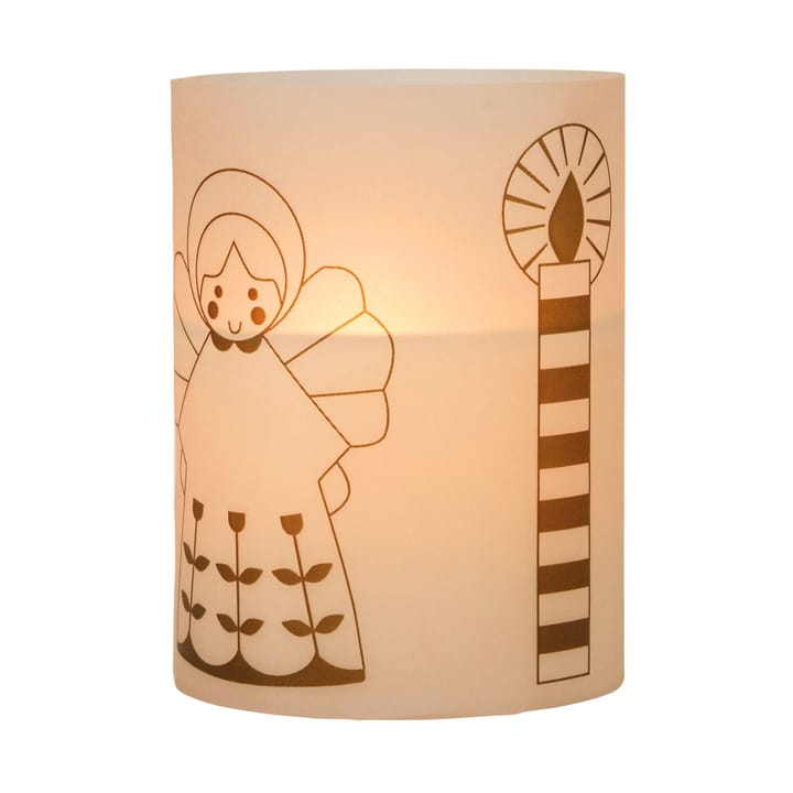 Vela Fairy Tale 12 cm - Blanco-verde - Broste Copenhagen