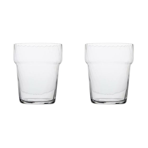 2 Vasos para beber Opacity 30 cl - Transparente - Byon