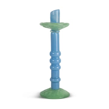 Candelabro Lara L 32 cm - Azul claro-verde menta - Byon