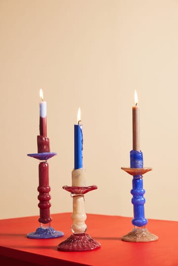 Candelabro Lara M 26 cm - Azul - Byon