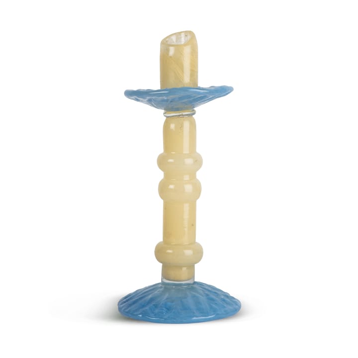 Candelabro Lara M 26 cm - Beige claro-azul claro - Byon