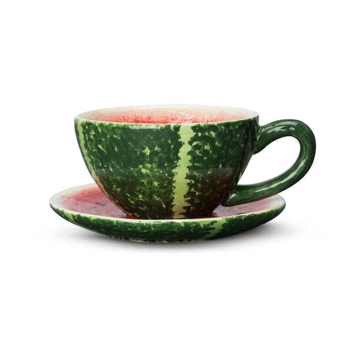 Taza con plato Watermelon - 25 cl - Byon