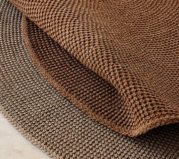 Alfombra Knit Ø200 cm - Umber brown (Soft Rope) - Cane-line