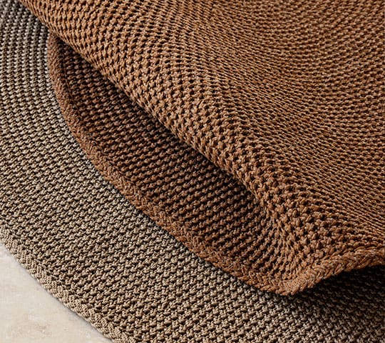 Alfombra Knit Ø200 cm, Umber brown (Soft Rope) Cane-line